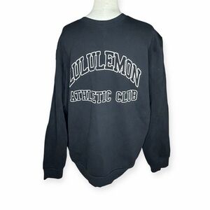 NWT Lululemon Steady State Crew Graphic
Black Athletic Club Sweatshirt large